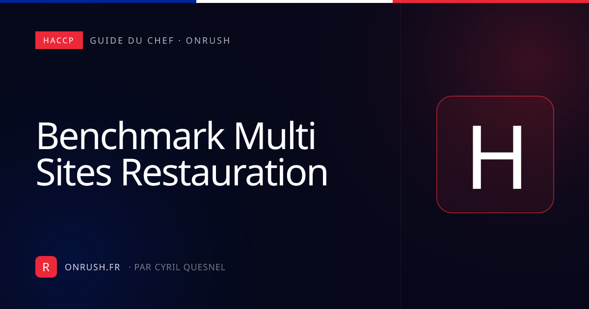 Benchmark multi-sites restauration : comparer ses sites
